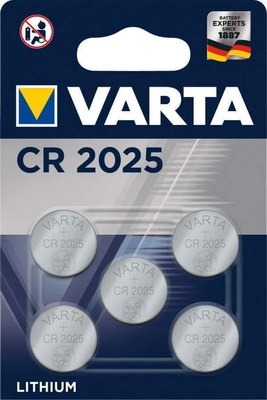 Комплект батареек Varta Lithium CR2025 3V / 6025229405