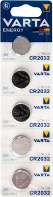 Комплект батареек Varta Lithium CR2032 3V / 6032229405 - фото