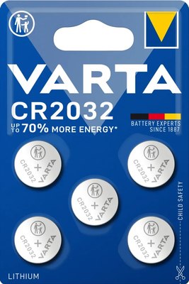 Комплект батареек Varta Lithium CR2032 3V / 6032229405