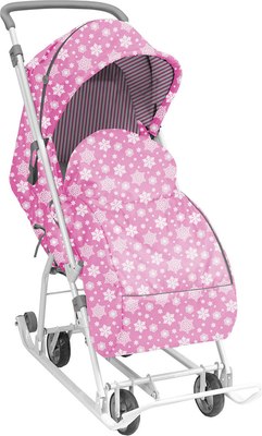 Санки-коляска Ника Наши Детки 3-1К / НДТ3-1К/СН - фото