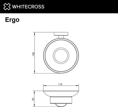Мыльница Whitecross Ergo ER2220GL