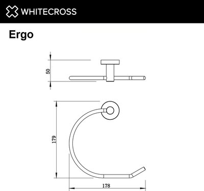 Кольцо для полотенца Whitecross Ergo ER2254CR