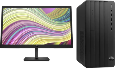 Системный блок HP 290 G9 MT с клавиатурой и монитором P22v (9M937AT) - фото