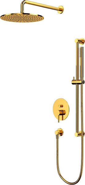 Душевая система со смесителем Whitecross Y YSET05GLB - фото