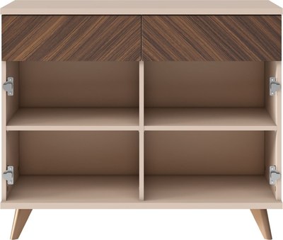 Тумба Stolline Хармони с ящиками / 468.03 (бежевый/древесный)