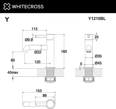 Смеситель Whitecross Y Y1210CR