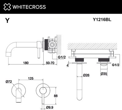 Смеситель Whitecross Y Y1216CR