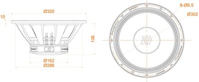 Среднечастотная АС DL Audio Phoenix Sport 300