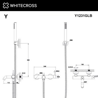 Смеситель Whitecross Y Y1231GL