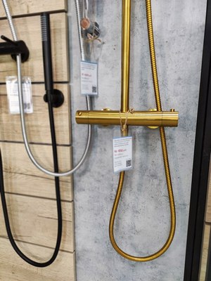 Душевая система со смесителем Whitecross Y1254GLB