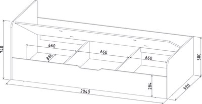 Кровать-тахта Интерлиния Анеси-3
