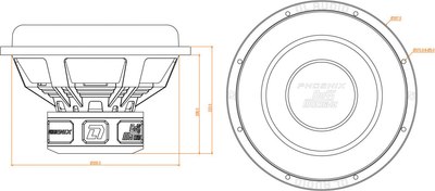 Головка сабвуфера DL Audio Phoenix Bass Machine 15