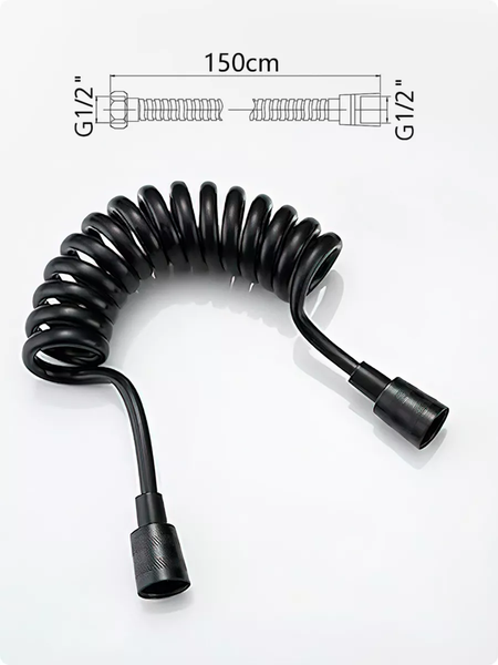 Душевой шланг Potato Гибкий спиральный Р59-156