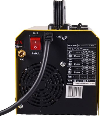 Полуавтомат сварочный EUROLUX IWM-200 MIG 5в1 / 65/180