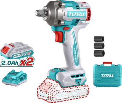 Аккумуляторный гайковерт TOTAL TIWLI2040 - фото