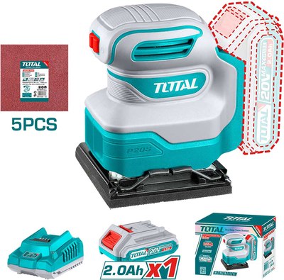 Вибрационная шлифовальная машина TOTAL TSHSLI20141 - фото