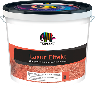 Защитно-декоративный состав Caparol Lasur Effekt  - фото