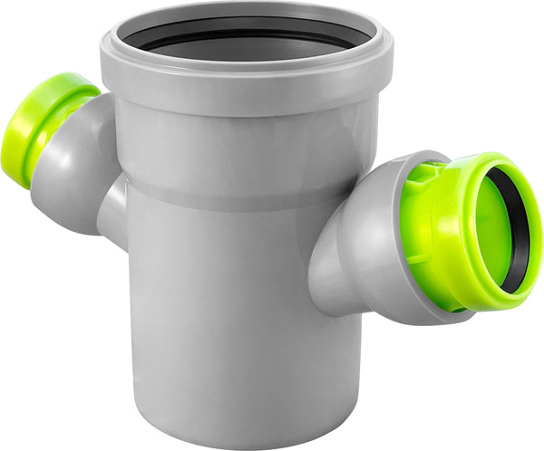 Крестовина внутренней канализации Valfex 110/50/50 87.5 (35) / 29110050 - фото