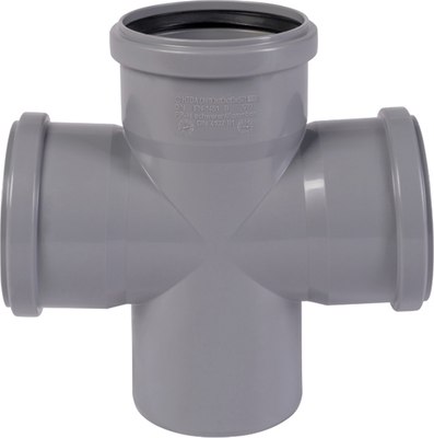 Крестовина внутренней канализации Valfex 110/110/110 87.5 (15) / 27211110 - фото