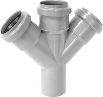 Крестовина внутренней канализации Valfex 110/110/110 45 (14) / 27111110 - фото
