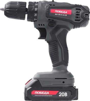 Аккумуляторная дрель-шуруповерт Победа ДА-20/2 Ли-М