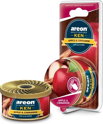 Ароматизатор автомобильный Areon Ken Blister Apple Cinnamon / ARE-AKB08 - фото