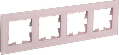 Рамка для выключателей и розеток IEK Brite BR-M42-G-31-K14 - фото