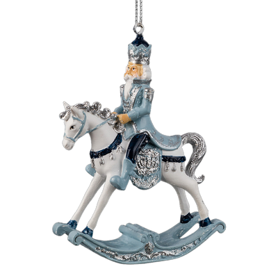 Елочная игрушка Erich Krause Decor. Волшебник на лошадке-качалке / 62445 - фото
