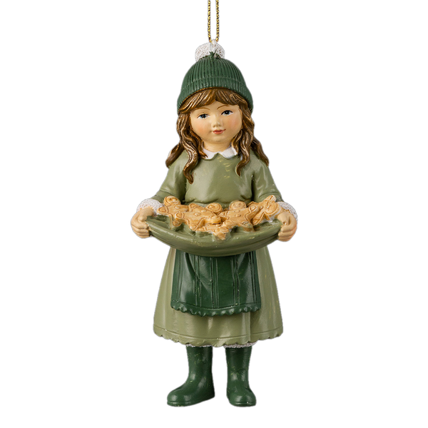 Елочная игрушка Erich Krause Decor. Девочка с печеньем / 62438 - фото