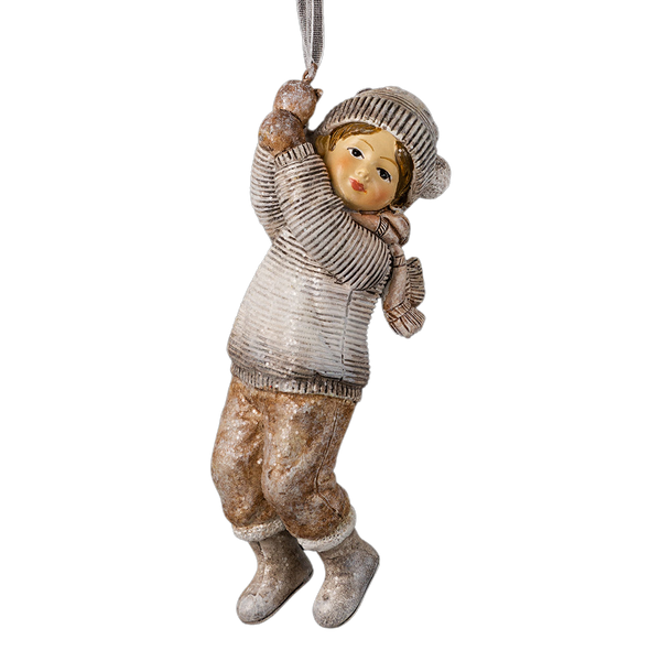 Елочная игрушка Erich Krause Decor. Мальчик в валенках / 62424 - фото