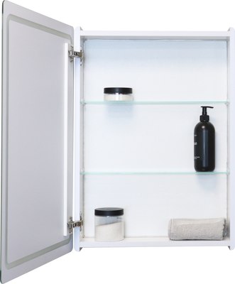 Шкаф с зеркалом для ванной Континент Race Led 500х700