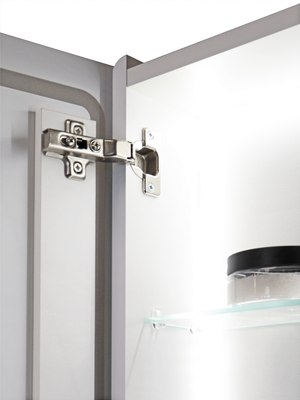 Шкаф с зеркалом для ванной Континент Race Led 500х700