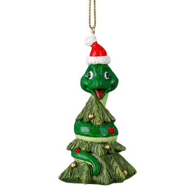 Елочная игрушка Erich Krause Decor. Змея на елке / 62461 - фото