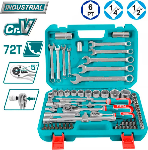 Универсальный набор инструментов TOTAL THT421802