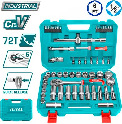 Универсальный набор инструментов TOTAL THT121602