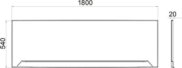 Экран для ванны Triton Экран Прага/Токио 180