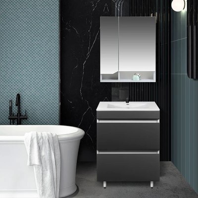 Шкаф с зеркалом для ванной Toppus Velvet 60 / 2912.002