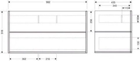 Тумба под умывальник Toppus Silk 100 / 9711.003