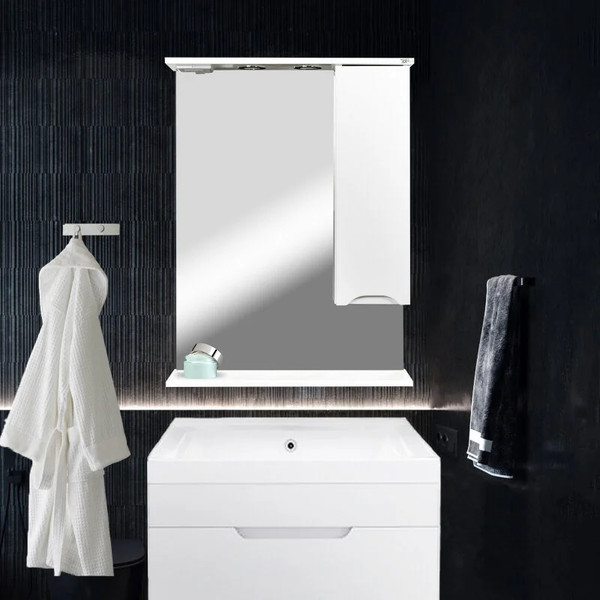 Шкаф с зеркалом для ванной Toppus Satin 60 / 2911.012