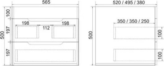 Тумба под умывальник Toppus Satin 60 / 9711.004 