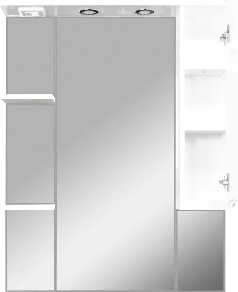 Шкаф с зеркалом для ванной Toppus Satin 80 / 2911.013