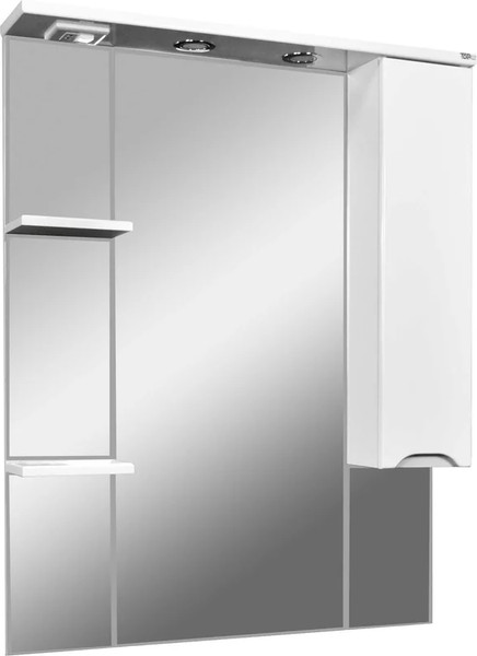 Шкаф с зеркалом для ванной Toppus Satin 80 / 2911.013