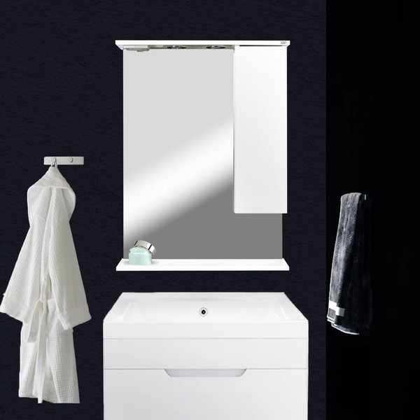 Шкаф с зеркалом для ванной Toppus Velour 60 / 2911.014