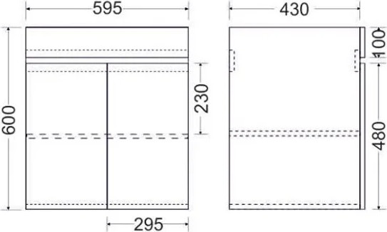 Тумба под умывальник Toppus Velour 60 / 9711.011