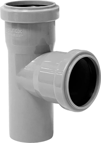 Тройник внутренней канализации Valfex 87.5 50-50 (170) / 24050050 - фото