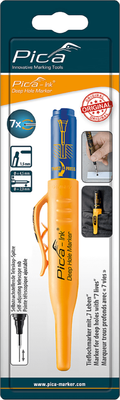 Маркер строительный Pica Для глубоких отверстий Ink / 150/41/SB - фото