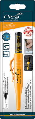 Маркер строительный Pica Для глубоких отверстий Ink / 150/46/SB - фото