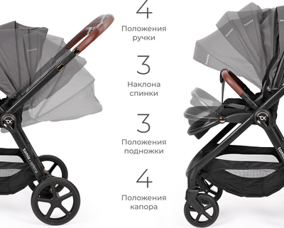 Детская универсальная коляска Tomix Selena 2 в 1 / P02