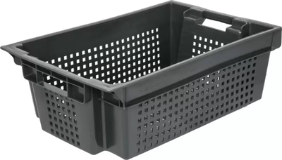 Ящик для хранения Эдванс Перфорированный для овощей и фруктов 600x400x200мм - фото