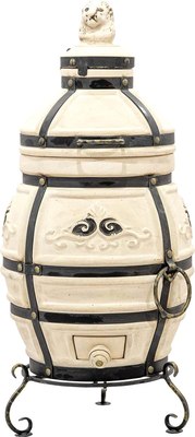 Тандыр Технокерамика Аполлон с откидной крышкой - фото